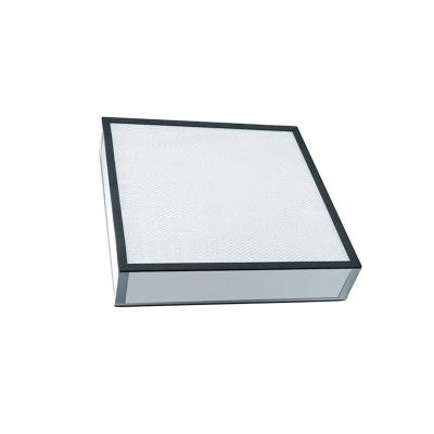 Cleanroom PP Housing Industrial Hepa H14 Air Filter HVAC System With Synthetic Fiber Medium And Polyester Media