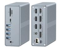 Station d'accueil USB-C intégrée avec une vitesse de transmission allant jusqu'à 120 W
