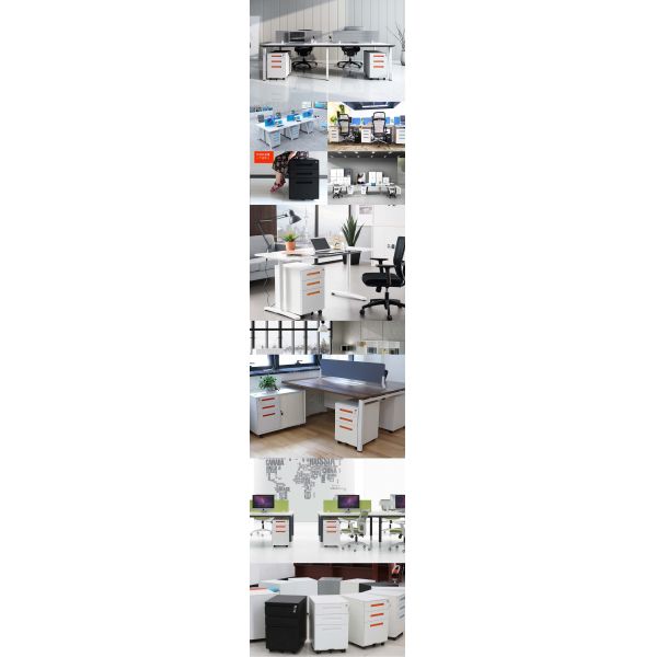 Keda 3 Drawer 0.150 CBM Steel Mobile Pedestal