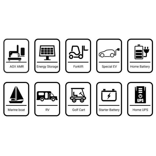 аккумулятор 2560wh 12v 200ah Lifepo4 для солнечной шлюпки RV электрической