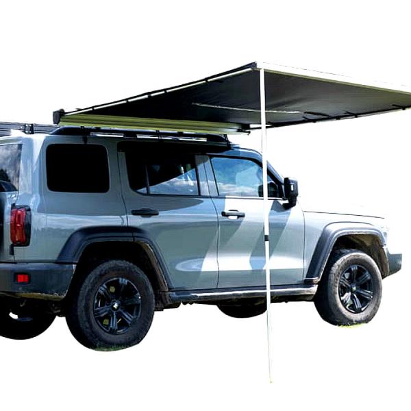 Retractable Car Awning Tent 250x200cm Aluminum Alloy Frame