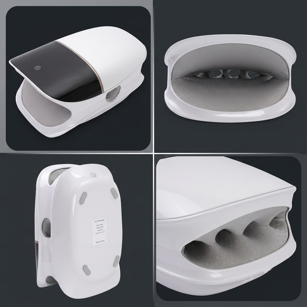 Electric Hand Massager with Heat and Vibration ZN-JC02