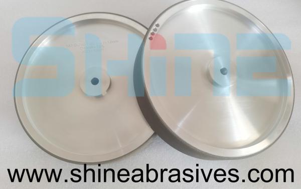 1A1 Rodas de moagem de diamantes de ligação vitrificada 100mm 125mm 150mm Para PCD CVD