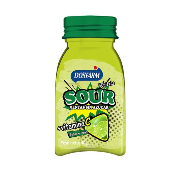 Lemon Sour Lozenge Natural Colors Healthy Hard Candy For Room Temperature Storage