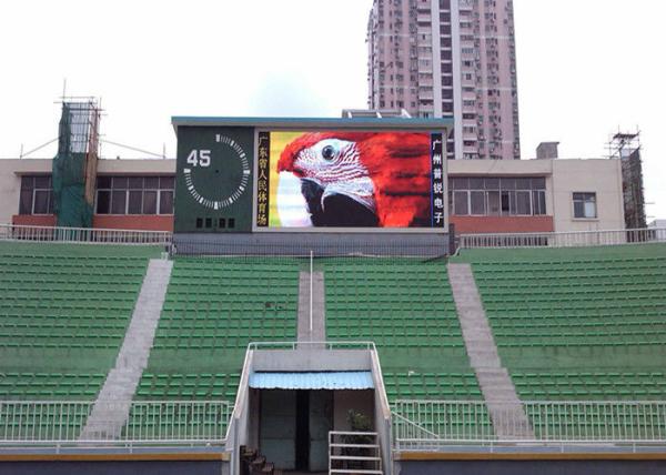 Programmable Full Color Outdoor Advertising LED Display 10000 Dots/M2 Density