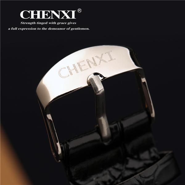 Branding Watches CURREN Charming Stainless Steel Caseback Watches Man Wholesale Price Quartz Leather Watches