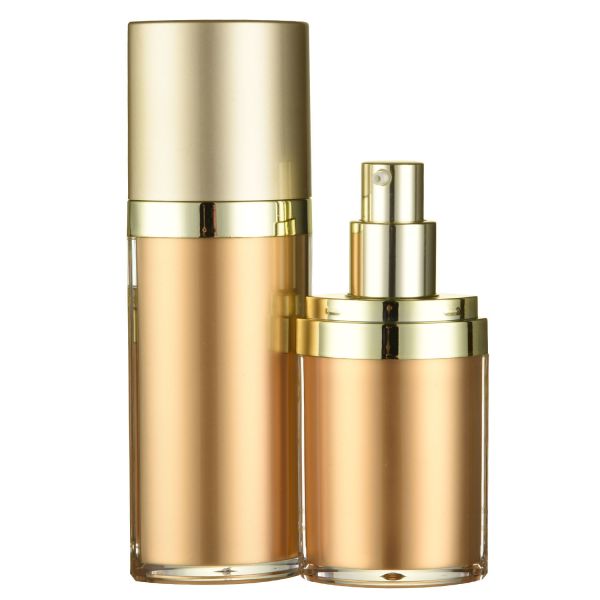 Eye Shape Acrylic Cosmetic Bottle with 61*42mm Bottle Size Sealing Type Pump Sprayer