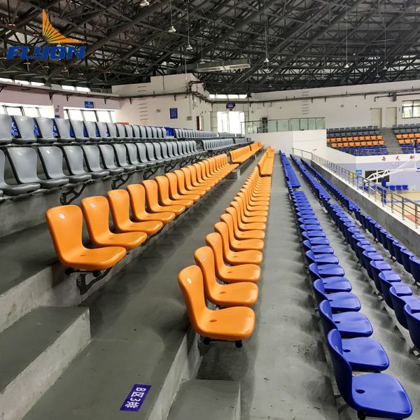 High Weather and UV Resistant Plastic Stadium Seating with Various Weights for Durable Outdoor Use