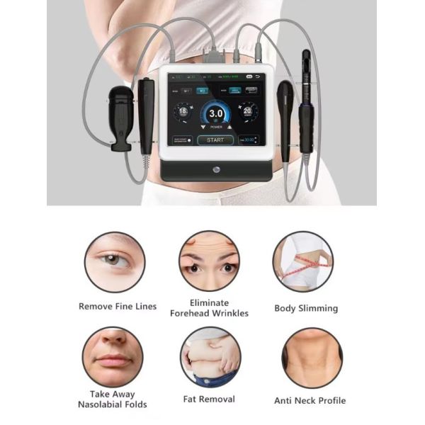 Skin Tightening 4 In1 Hifu Body Slimming Machine Wrinkle Remover