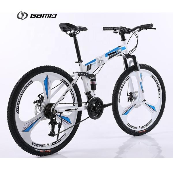 Full Shockingproof Frame Mountain Bike Gear Cycle Folding Mountainbikes OEM 26 29 Inch Foldable Custom Bicycle by GOMID