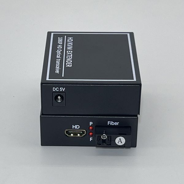 FONGKO Optical Extender HD to MI Fiber Optic Converter HD/KVM EXTENDER 1080P HD Optical Transceiver