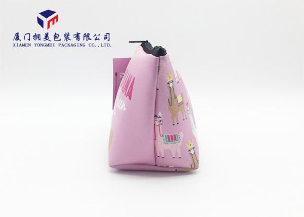 Premium PU Leather Makeup Bag Leather Cosmetic Bag Wide Top And Narrow Bottom