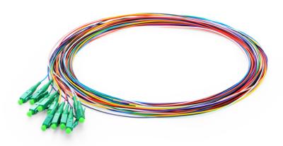 Custom LC APC Pigtail Single Mode 12 Color 12 Core Local Area Networks