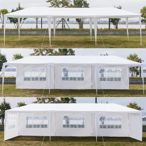 Outdoor Wedding Party Tent Camping Shelter Gazebo Canopy Removable Sidewalls Easy Set Gazebo BBQ Pavilion Canopy