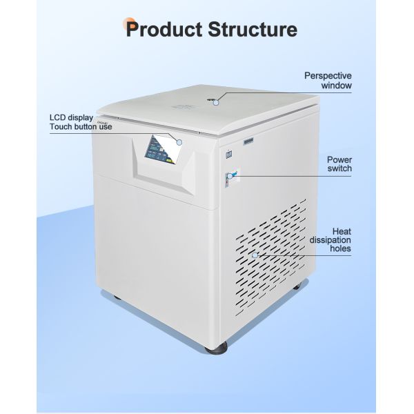 CENLEE5FR 4x1000ml Blood Bag 450ml Low Speed Refrigerated Centrifuge Large Capacity Laboratory Centrifuge Floor Centrifuge
