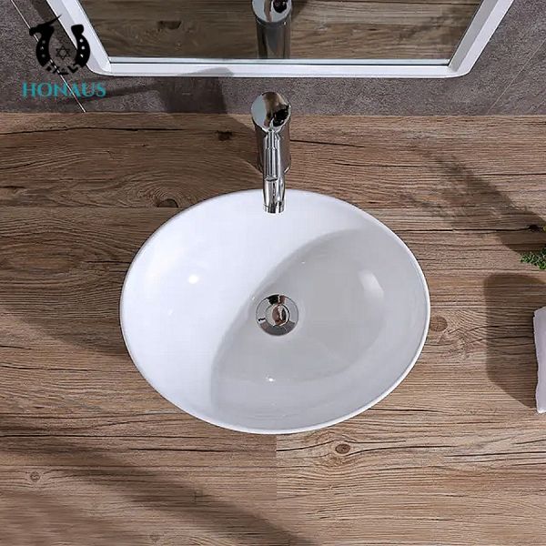 410*340*150mm Over Counter Wash Basin Table Top Sink Bowl Ceramic Glazed