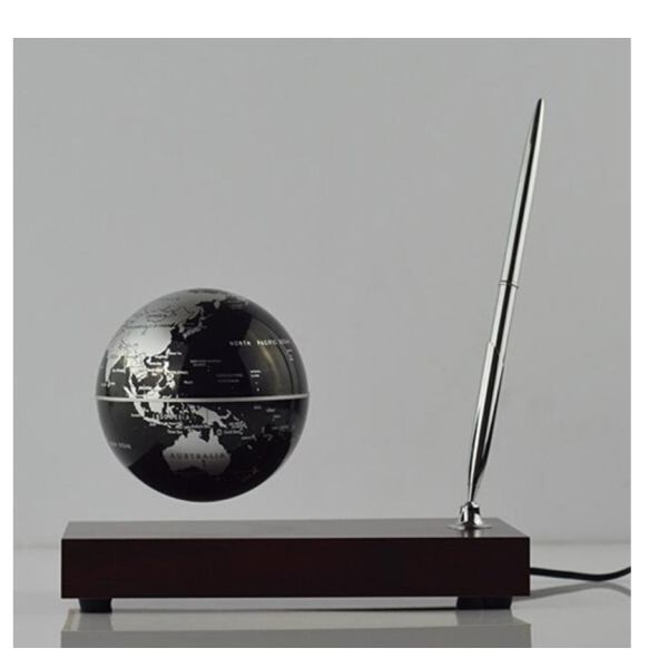 Magnetic Levitation Floating bottom 4inch globe with pen
