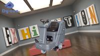 D8 Pro Ride-On Scrubber: Fast Exhibition Hall Cleaning W/ 80cm Turn
