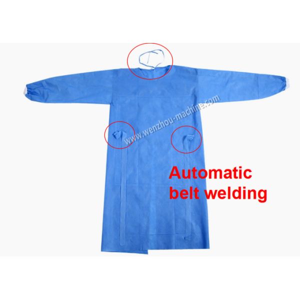 Auto Ultrasonic Disposable Non Woven Surgical Gown Making Machine
