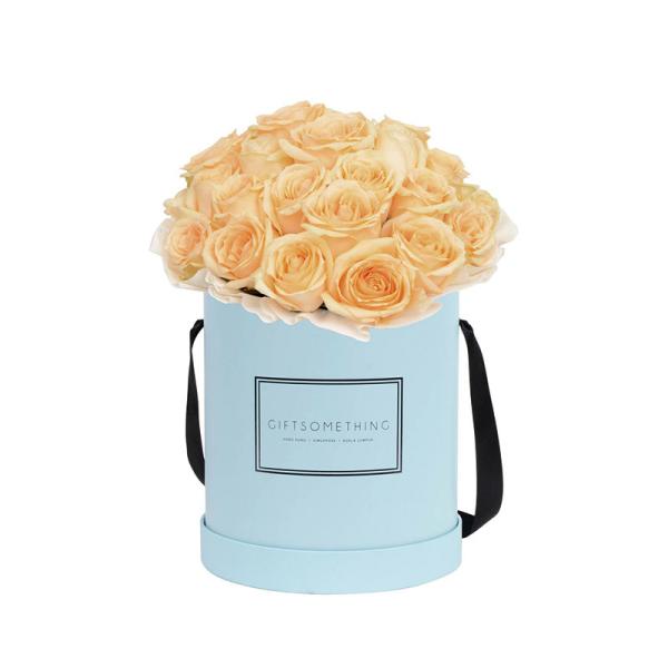 CMYK Printing 157gsm 0.5kg Flower Cylinder Paper Boxes