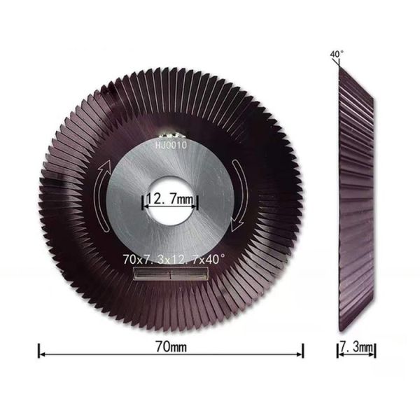 Horizontal Key Machine Accessories Milling Cutter for Accurate and Smooth Cuts