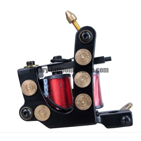 Lightweight Coil Tattoo Machine Gun Iron Casting Premium Copper Wire 10 Wraps Coils