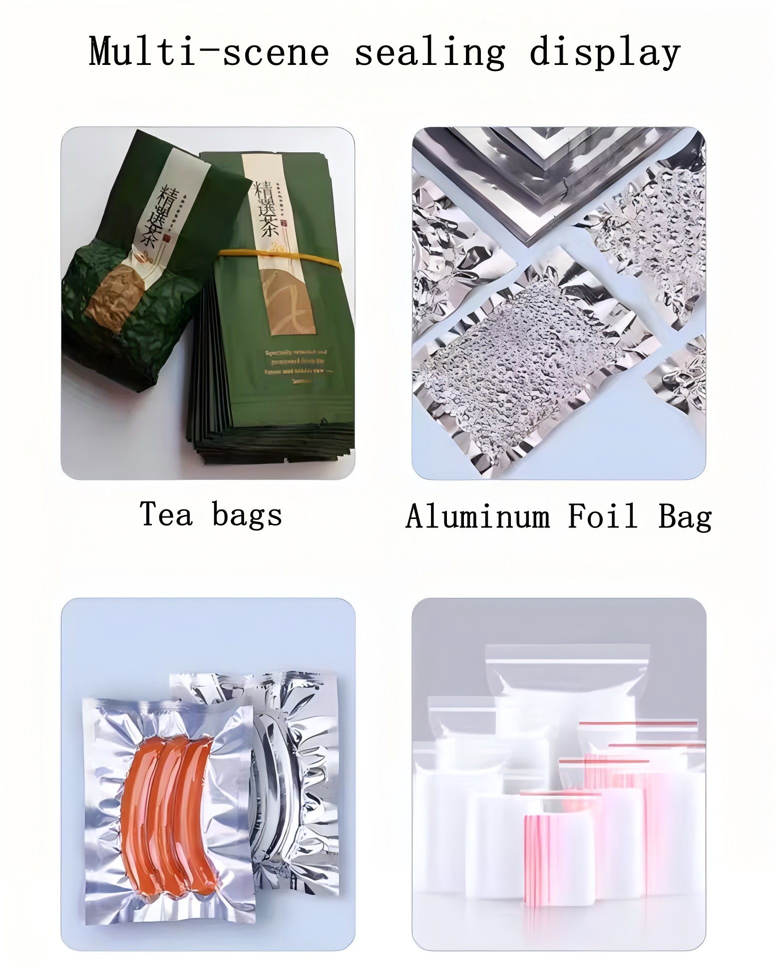 Fully Automatic Commercial Small Tea Sealing Machine Candy Snack Continuous Fr400 Packaging Machine