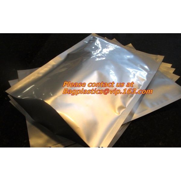 Custom Smell Proof Ziplock Aluminium Foil Bag, zipper Aluminum Foil Bag, Silver Zip Lock Aluminium pouch