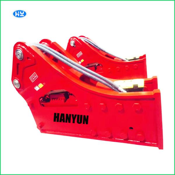 Steel Q345B Excavator Rock Hammer 19-25t Chisels 140mm Hydraulic Excavator Breaker