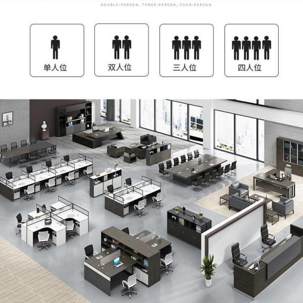 Office Furniture Computer Desk Workstation with Customized Colors Staff Open Desk
