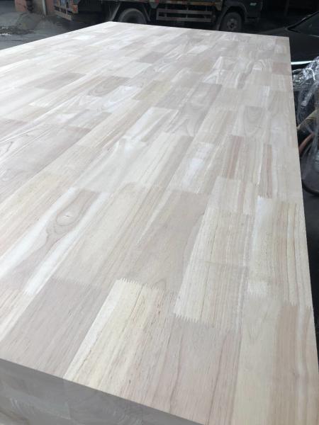 Customized 1220x2440mm Carbonized Solid Wood Panel Rubber Finger Joint Hardwood Board