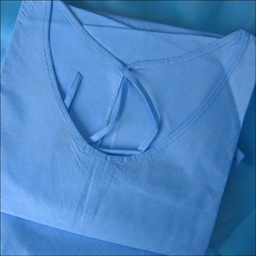 Waterproof Non Woven Surgical Gown , Light Weight Disposable Lab Gown
