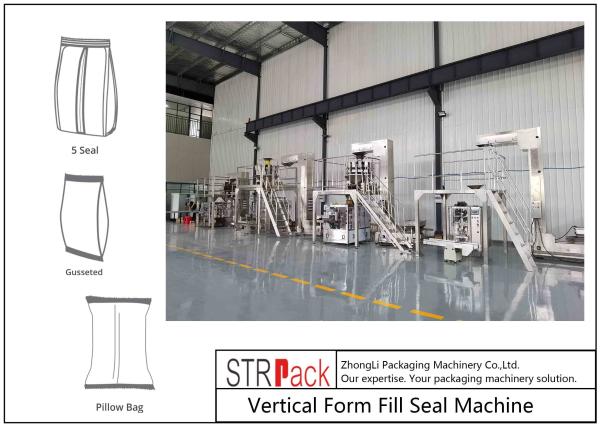 High Efficiency Powder Packing Machine With Auger Filling Machine 30 - 80 Bags / Min Speed
