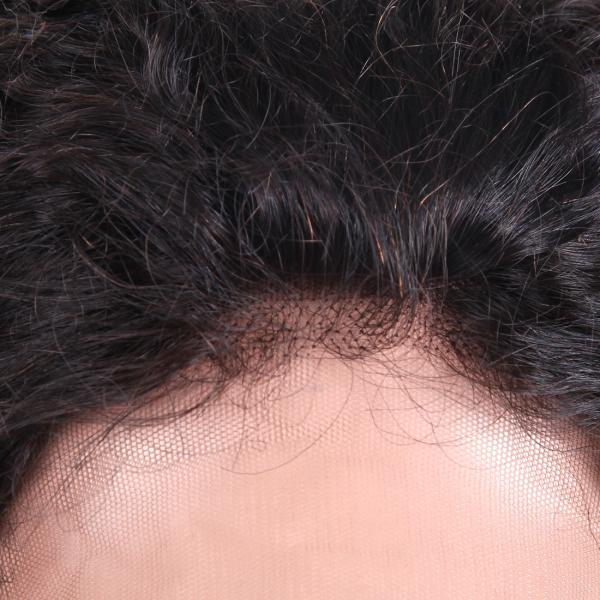 Serviço encaracolado perverso do OEM das perucas completas pretas naturais do cabelo humano do laço de Glueless
