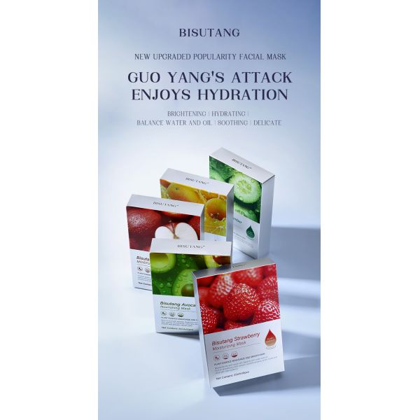 OEM Beauty Moisturizing Nourishing Strawberry Orange Cucumber Avocado Natural Apple Face Mask