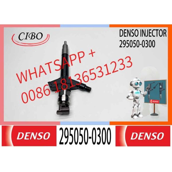 4pcs 295050-0300 Denso Common Rail Diesel Injector Nissan Navara D40(yd25) 16600-5X00A 16600-5X01A Engine