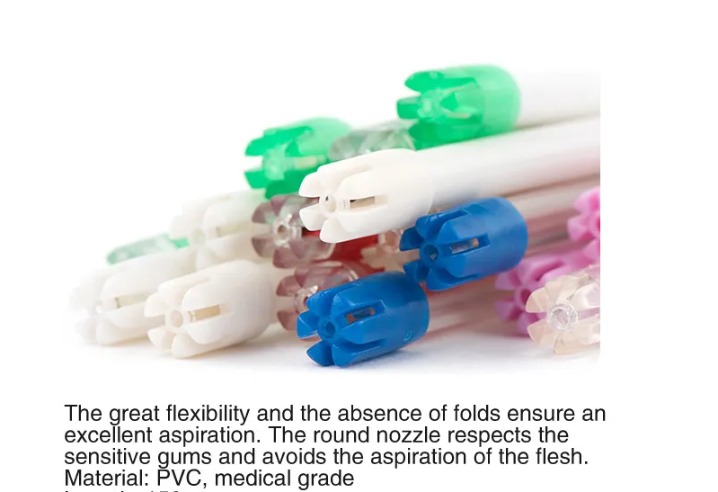 Подсказки и трубки медицинской устранимой зубоврачебной аппаратуры выталкивателя слюны зубоврачебной красочные