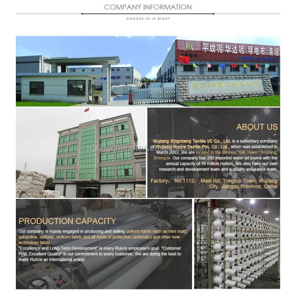 100% полиэстерная ткань Габердина Одежда для женщин Одежда для юбки Платье