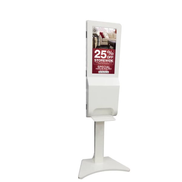 IDP Electronics Co., Ltd 400 Nit Temperature And Hand Sanitizer Kiosk For Scenic Spot