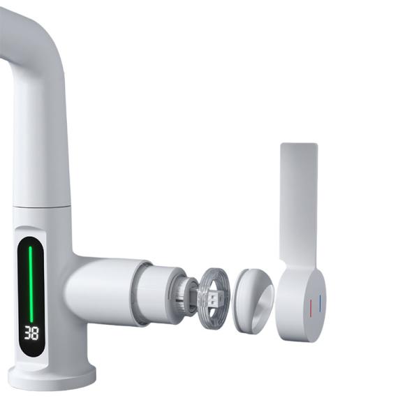 T24 Washbasin Digital Faucet Temperature Control Taps With Boiling Water ODM