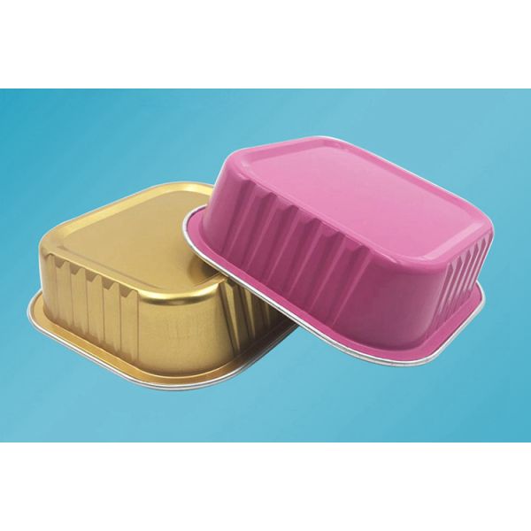 125ml square aluminum foil sealed box