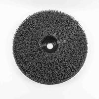 High Density Abrasive Nylon Round Disc Brush Polishing And Deburring Wire Brush