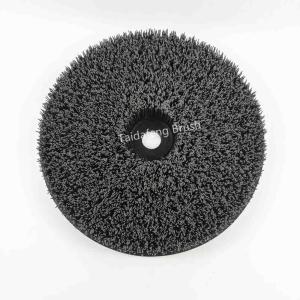 High Density Abrasive Nylon Round Disc Brush Polishing And Deburring Wire Brush