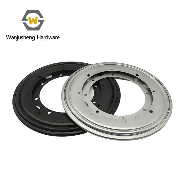 Round Galvanized Steel Sheet Turntable 360-Degree Ball Bearing Rotating Tabletop Mechanism Rotating Bearing Accessories