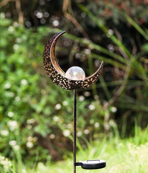 Warm 1.20Volt 40Inch Glass Globe Solar Garden Lights