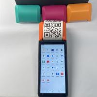 LCD Screen Handheld POS Printer NFC Android Based POS Device 5.99 Inch
