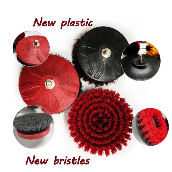 Tile Grout Power Bathroom Scrubber Drill Attachment 6.5mm Dia