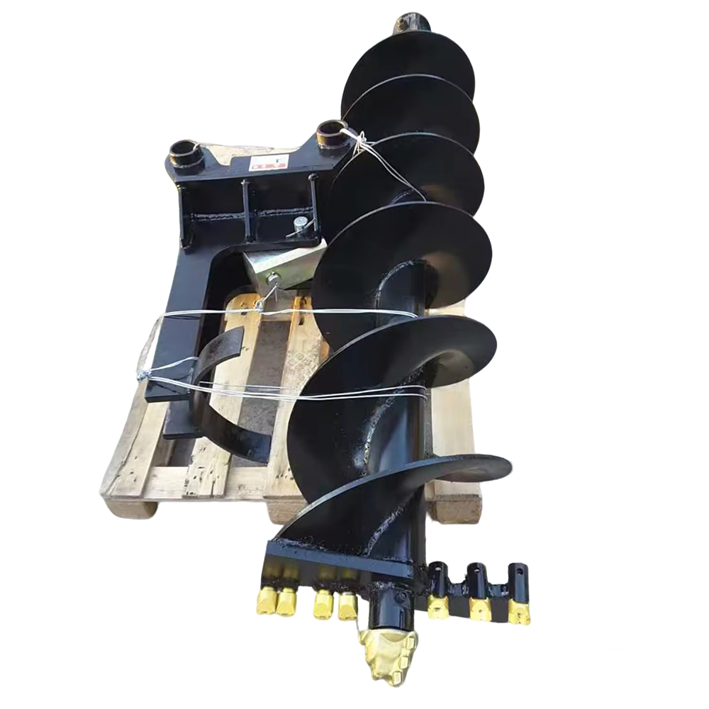Custom Drilling Machine Auger Bits Drill Attachments for Compact Excavators Hydraulic Drill Bits Hydraulic Drill Drives Excavator , Tractor , Jack , Backhoe