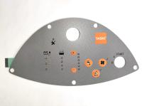 LED transparente Windows 6 camadas Polyester Tactile Metal Dome Switch com 1 milhão de ciclos de vida