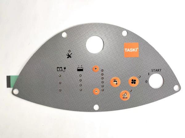 Clear LED Windows Tactile Metal Dome Switch 6 Layers Polyester With Long Lifespan